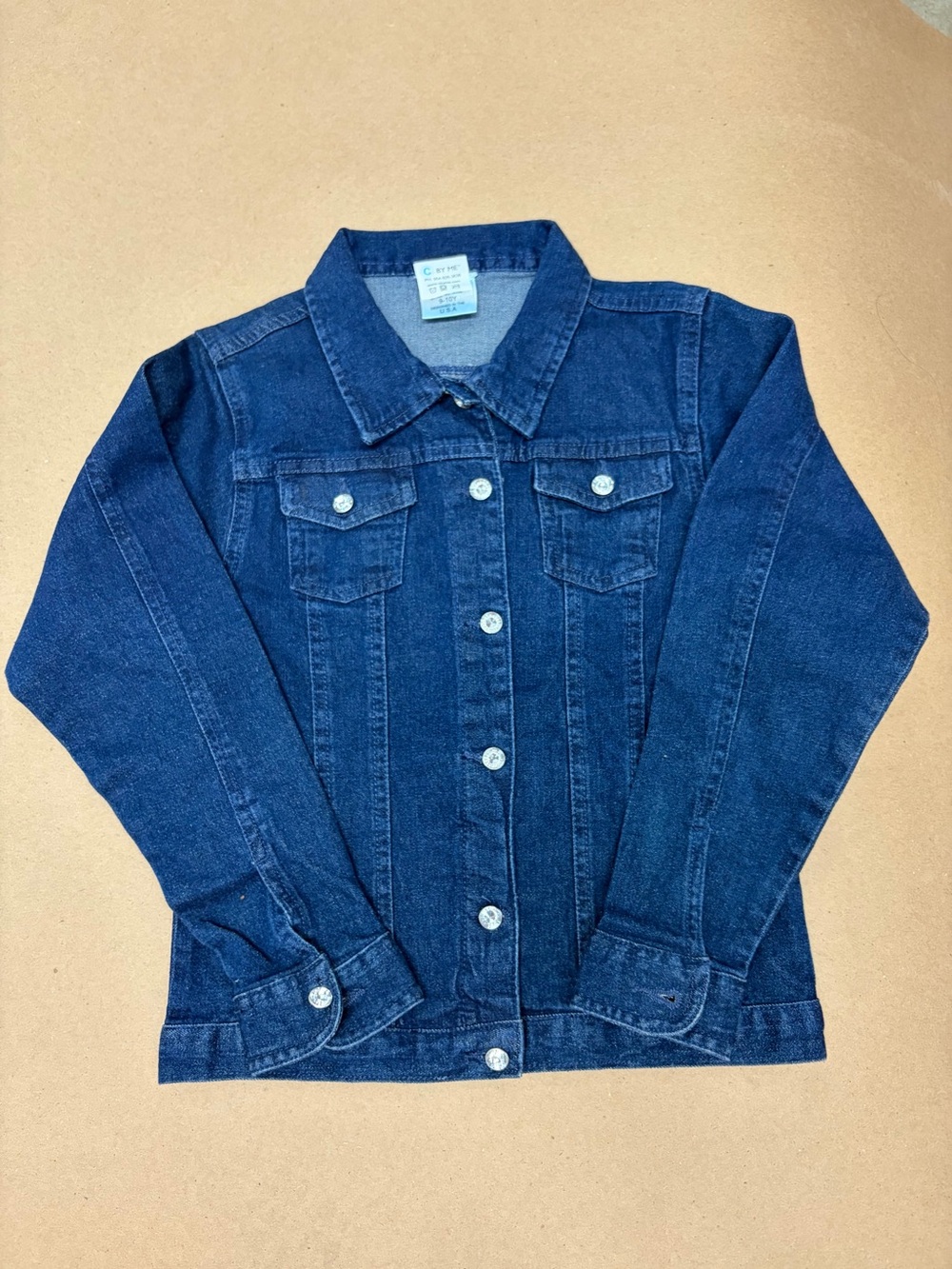 Private Label Dark Blue Kids Denim Jacket